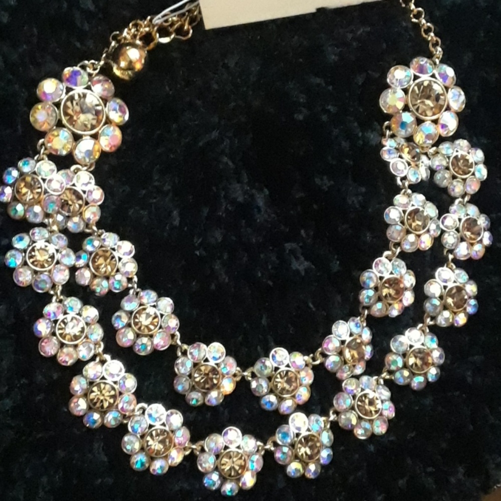 Kate Spade Crystal Trellis Necklace, NWT - Picture 3 of 3